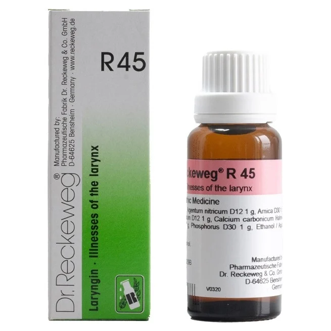 Dr. Reckeweg R45 Illness of Larynx