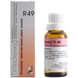 Dr. Reckeweg R49 Acne & Chronic catarrh, sinusitis