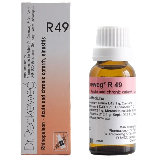 Dr. Reckeweg R49 Acne & Chronic catarrh, sinusitis