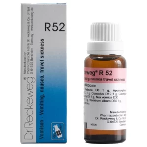 Dr. Reckeweg R52 Vomitting nausea travel sickness